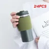 Water Bottles 2/4PCS Couples 304 Stainless Steel Creative Office Men And Women 450ml Simple Ins Wind Portable Fashion Wholesale Bottle