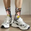 Les chaussettes masculines ont attiré Starkey Po Collage Fashion Fashion Harajuku Spring Summer Automne Gift Winter