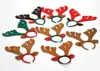 Christmas Head Buckle Elk Hair Hoop Reindeer Antler Headband Deer Horn Kids Adults Hair Accessory Party Festival Decor9175230