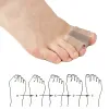 Обработка 1 пар ноги сепаратор Hallux Valgus Corrector Corrector Toe Spacer Draver Corrector Corrector