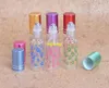 Storage Bottles 30pc/lot 5ML Essential Oil Roller With Metal Roll On Ball Butterfly Printing Perfume Bottle