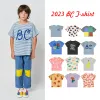 매트리스 2023 새로운 BC SS 키즈 여름 짧은 슬리브 Tshirt 유아 브랜드 여름 Tshirt 23ss 여자 소년 디자이너 옷 면화
