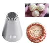 Moulds #E18 Stainless Steel Cookies Pastry Nozzle Fondant Cake Decorating Nozzles Confectionery Icing Piping Tips Kitchen Baking Tool