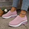 Scarpe casual Summer Women Fashion VulcanizedSneakersplatformsolidColorflatladiesshoes Breakingwedges Worthesneakers