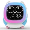 Clocks Kids Alarm réveil, Sunrise / Sunset Simulation Lampe de chevet Grow Children's Clock Trainer Bluetooth Music Player, White Noise Machine