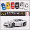 Autos DCT 1:64 LFA Modelo de aleación de aleación con base con base de pantalla acrílica y base de acrílico