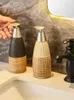 Sıvı Sabun Dispenser El dezenfektan Işık Lüks Şişe Büyük Kapasite
