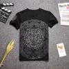 Summer Men's Clothing Trendy T-shirt and Handsome Youth Half Sleeved Bottom Shirt men tshirts fashions