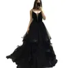 Rougnets robes de ligne Black Gothic Wedd