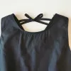 Mikrofony moda bluzki 2022 Black Shleeless Summer kawaii okrągły szyi koszule