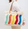 Women Canvas Umhängetasche wiederverwendbares Festkörper -Käufer Mode große Kapazität Handtaschen lässig einfache Tasche Studenten für Mädchen Messenger -Taschen