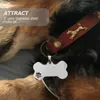 Hundekragen 10 PCs Tag Gravierte Tags Haustier Name für Haustiere Metall Personalisierte Kragen Hunde ID ID