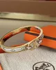 Bracelet hmser de concepteur H Bracelet de nez de cochon 22 Automne Hiver Email Unisexe Style 3345222