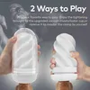 Other Health Beauty Items Automatic spray cup spiral channel breathing valve manual masturbation male exercise adult product Q240426