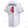 Baseball Jersey Carlos Correa Royce Buxton Brooks Lewis Byron Lee Emmanuel Rodriguez Max Kepler Edouard Julien Jose Miranda Kirby Puckett Lopez Vazquez Jenkins