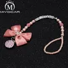 Miyocar Qualsiasi nome Nome colorato bling rhinestone titolo clip clip supporto per clip regalo unico per bambino 240416