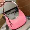 CoA Lockstitch Bailey Half Moon Bag Tasarımcı Kadın Koltuk Çanta Deri Omuz Crossbody Bags Lady Cross Vücut Lüks El Çantaları Kadın Haberci Çanta Cüzdan