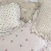 Yatak takımları bebek yastık kılıfı çiçek baskılı pamuk ince pamuk kumaş yenidoğan yastık kılıfı bebek yastık kılıfı 30x50cm 48x74cml2404