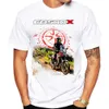 Męskie koszulki Nowe letnie mężczyźni krótcy SLVE CB500X Klasyczny motocykl GS Rider T-shirt Harajuku Moto Sport Design White Casual Boy TS Tops T240425