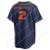 Nowe niestandardowe koszulki baseballowe Astros Jose Altuve Yordan Alvarez Alex Bregman Nolan Ryan Home Away Jersey Men Men Młodzież