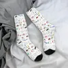 Calcetines para hombres mezcla-mololar harajuku sudor absorbe medias durante toda la temporada accesorios largos para el regalo de cumpleaños de la mujer del hombre