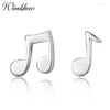 Boucles d'oreilles mignons mini 925 NOTE SISTANCHE STERLIN