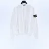 Chaopai Stone Cross Hoodie with Island Logo Printed Loose Round Neck Couple Coat for Trendy Men