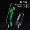 Mobiltelefon Power Banks Magnetic Wireless 30000MAH 22.5W Fast Charging Extern Batteriladdare Lämplig för Huawei Samsung iPhone 12 PD 20W Power Pack 240424