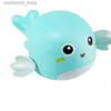 Sand Play Water Fun Summer Bathroom Toys Childrens Swimming Clockwork Doll Playing with Baby Shower Cute and Animal Q2404261