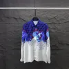 Mode hawaii blommor brev tryck strandskjortor herres designer silkes bowling skjorta avslappnade skjortor män sommar kort ärm lös klänning skjorta s-xxl #c4