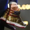 T Trump basketboll casual skor The Never Surrender High-Tops Designer 1 ts Gold Custom Men Outdoor Sneakers Comfort Sport Trendy Lace-Up Outdoor Big Size Us 13 T26