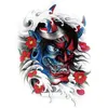 Transfert de tatouage étanche Big Picture Autocollant tatouage complet Tiger Lion Sun Wukong Zhao Yun Guan Gonglong 240427