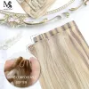 Estensioni moresoo clip senza soluzione di continuità nelle estensioni dei capelli vere capelli umani remy senza soluzione di cuciture estensioni bionda putta in estensione 7pcs 120g