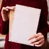 Wrap Prezent 4 zestawy papieru papieru koperty do pisania eleganckiego listu dekoracyjne zaproszenie