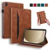 Fall för Samsung Galaxy Tab A9 Plus Case 11 Inch Luxury Pu Leather Wallet Tablett Funda för Galaxy Tab A9 Plus Cover SM X210 X215 X216