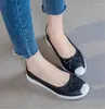 Casual Shoes Promotion Bowknot Cowhide Fashionable Women Flat Spring Soft Sole Wear Non-slip Comfortable Loafers