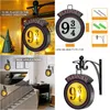Other Event Party Supplies Magic S Night Light Led Hanging Wall Lamps Platform Hogwartsed 3D Lamp Harries Home Room Decor Homefavor Dh9Q3