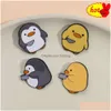 Hängen Lapel Pins Penguin Small Duck Carton Metal Design Badges Brosch Emamel Label Bag Backpack Hat Jewelry Gift Accessories Drop DHRS5