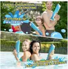 Electric Water GunAuto Suction GunsSquirt 39 Ft RangeAutomatic GunWater BlasterPool Beach Outdoor Party Toys Kids 240420