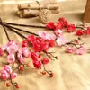 Fiori decorativi artificiale fiore di ciliegio prugna materiale di seta per casa decorazione fai -da -te dimo -da -te fake