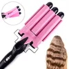 Profesjonalny curling Iron Ceramic Triple Barrel Curler Irons Irons Wave Waver Styling Narzędzia Styler Różdżka dla kobiet 240423