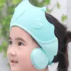 Produkt baby shower mjuk mössa justerbar hår tvätt hatt för barn öronskydd säkert barn schampo baddusch skydd huvudtäckning