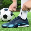 Tanzschuhe Fußballschuh Man Fußballstiefel Künstliche Gras-Knöchel Outdoor-Sneaker Hartplatz Rasen zerkleinert Nicht-Schlupf