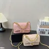 Lyx varumärke rabatt handväska kedjepåse nytt enkelt och fashionabla axelfett