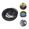 Pans Portable Gas Stove Iron Baking Pan Mold Grill Round Bakeware Oven Grilling