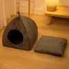 Cat dragers kratten huizen semi afgesloten zacht kattenbed warm kattenhuis puppy Pet Deep Slaap Pet Basket Comfortabele Cat Rust Room Cat Accessoires 240426