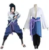 Uchiha Sasuke Cosplay Costume Anime Haruto Shippuden Ubranie trzeciej generacji Halloween Party Blazer Pants Taist Rope Handguard G09454703