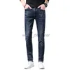Jeans designer per uomo fine di lusso jeans casual slim fit piccolo foot elastico elastico marchio di ricamo in cotone jeans for Men 2031