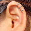 Charme 2pc Aço inoxidável Brincos de piercings Fazos em orelhas Brincos incomuns para brincos masculinos para adolescentes na cartilagem para mulheres