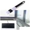 Rengöringsborstar Windows urtag Groove Brush Crevice med Dustpan Tool Wash SNS Keyboard Cleaner Kitchen Easy Clean Drop Delivery Ho Otlld